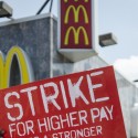 Fast-Food Workers Go on Strike