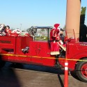 Santa Claus Arrives In Style At Valley Children’s Hospital