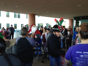 santa outside