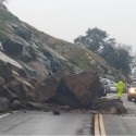 Rock Slide Closes Hwy 41