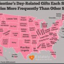 Web Searches Show Valentines Day Gift Ideas Across The USA