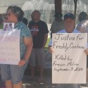 Anti-Police Brutality Protesters Gather Outside Fresno City Hall