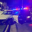 Stabbing Suspect Rams VPD Patrol Car